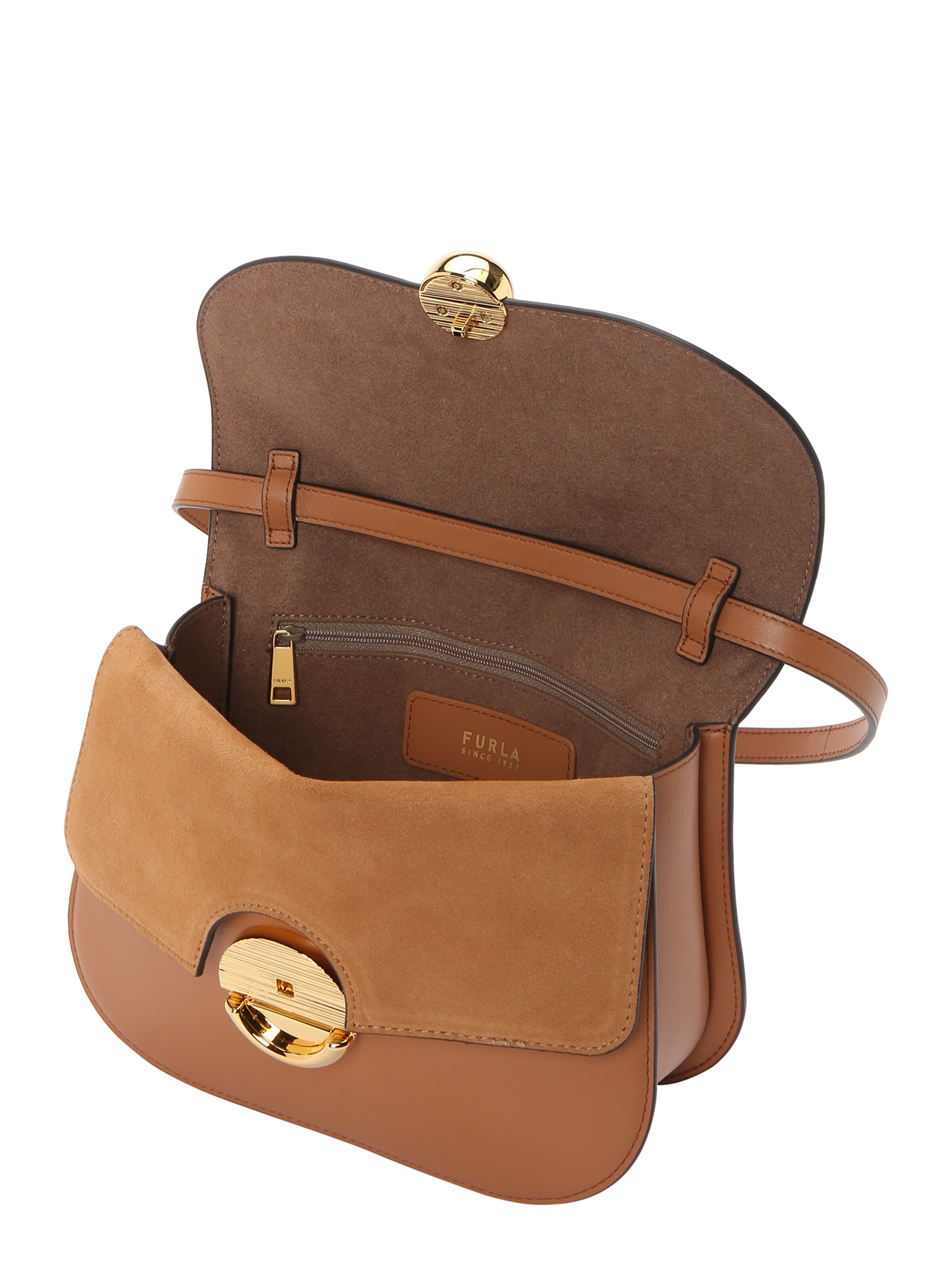 FURLA Õlakott 'SFERA', värv pruun