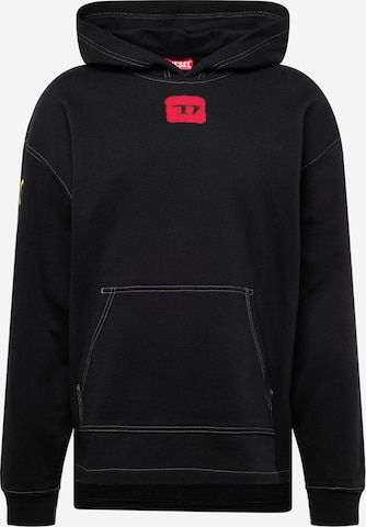 DIESEL - Sweatshirt em preto: frente