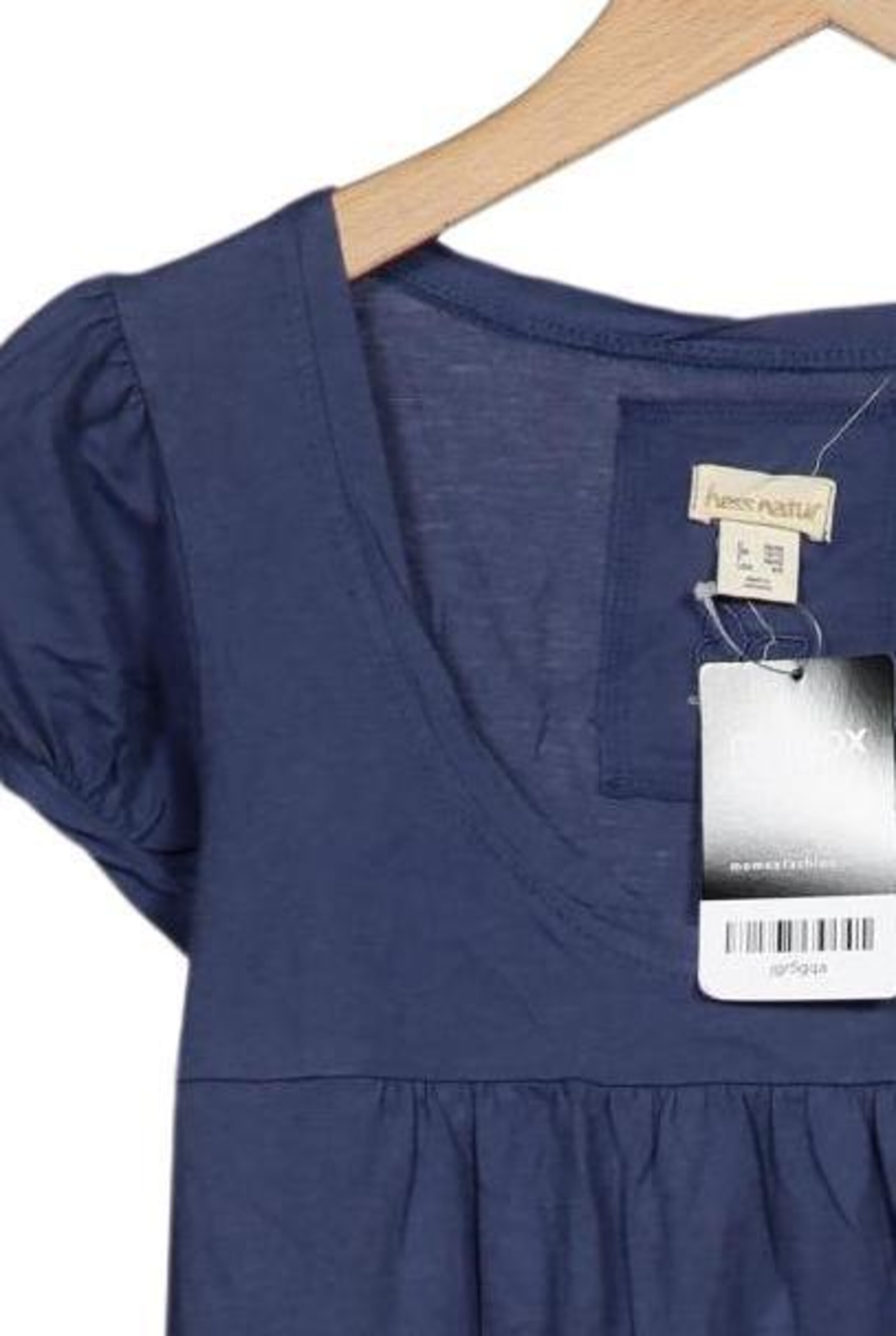 hessnatur Top & Shirt in S in Blue