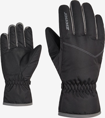 ZIENER Athletic Gloves '1785' in Black: front
