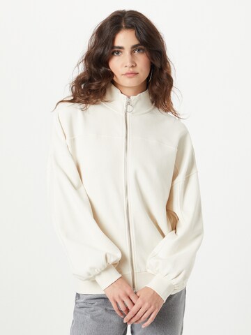 ARMEDANGELS Zip-Up Hoodie 'Esada' in White: front