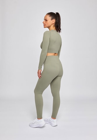 SNOCKS Skinny Spodnie sportowe w kolorze zielony