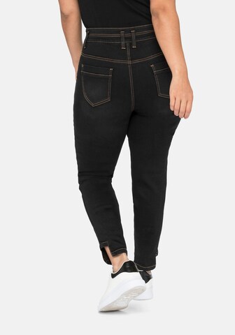 SHEEGO Skinny Jeans i svart