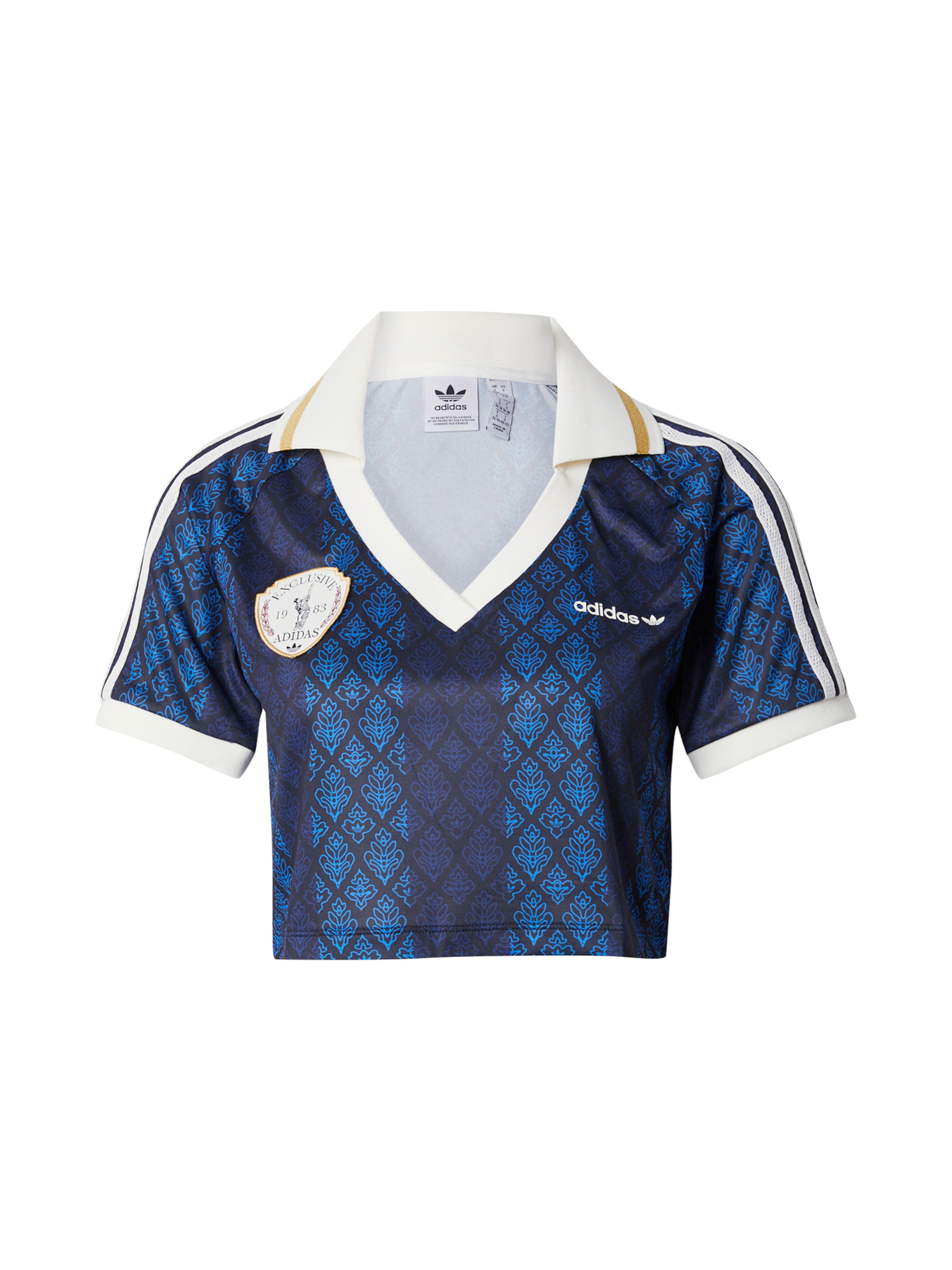 zils ADIDAS ORIGINALS T-Krekls: no priekšpuses