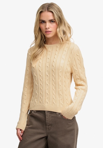 Pull-over 'Essentials' Superdry & Co en jaune : devant