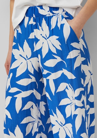 s.Oliver Wide Leg Hose in Blau