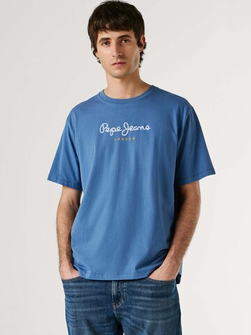 Pepe Jeans Shirt 'Eggo N' in Blauw: voorkant