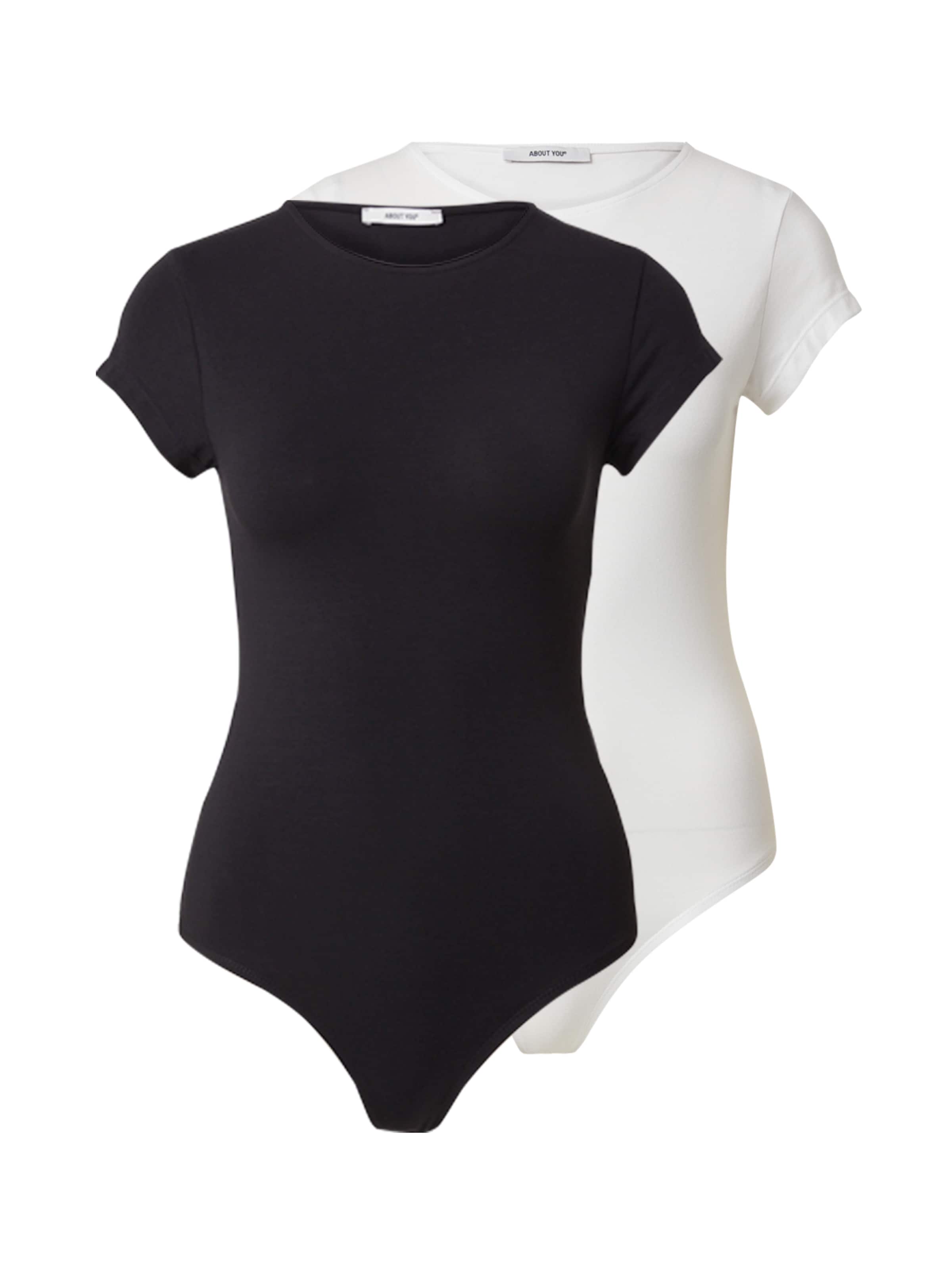 ABOUT YOU Боди-футболка 'Ellinor' в Черный: спереди
