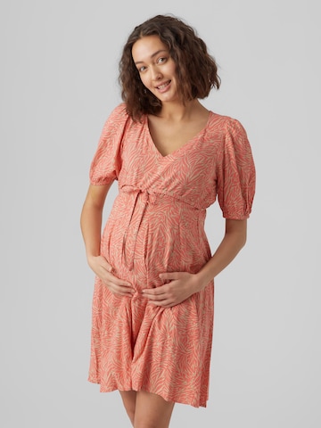 Vero Moda Maternity Summer dress 'Sara' in Beige: front