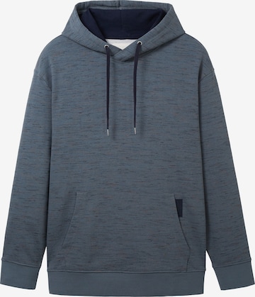 Sweat-shirt TOM TAILOR Men + en bleu : devant