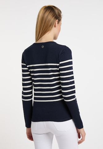 Pull-over DreiMaster Maritim en bleu