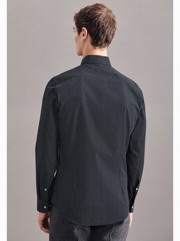 SEIDENSTICKER Slim fit Business Shirt 'X-Slim' in Grey