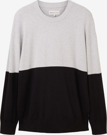 TOM TAILOR DENIM Sweater in Black: front