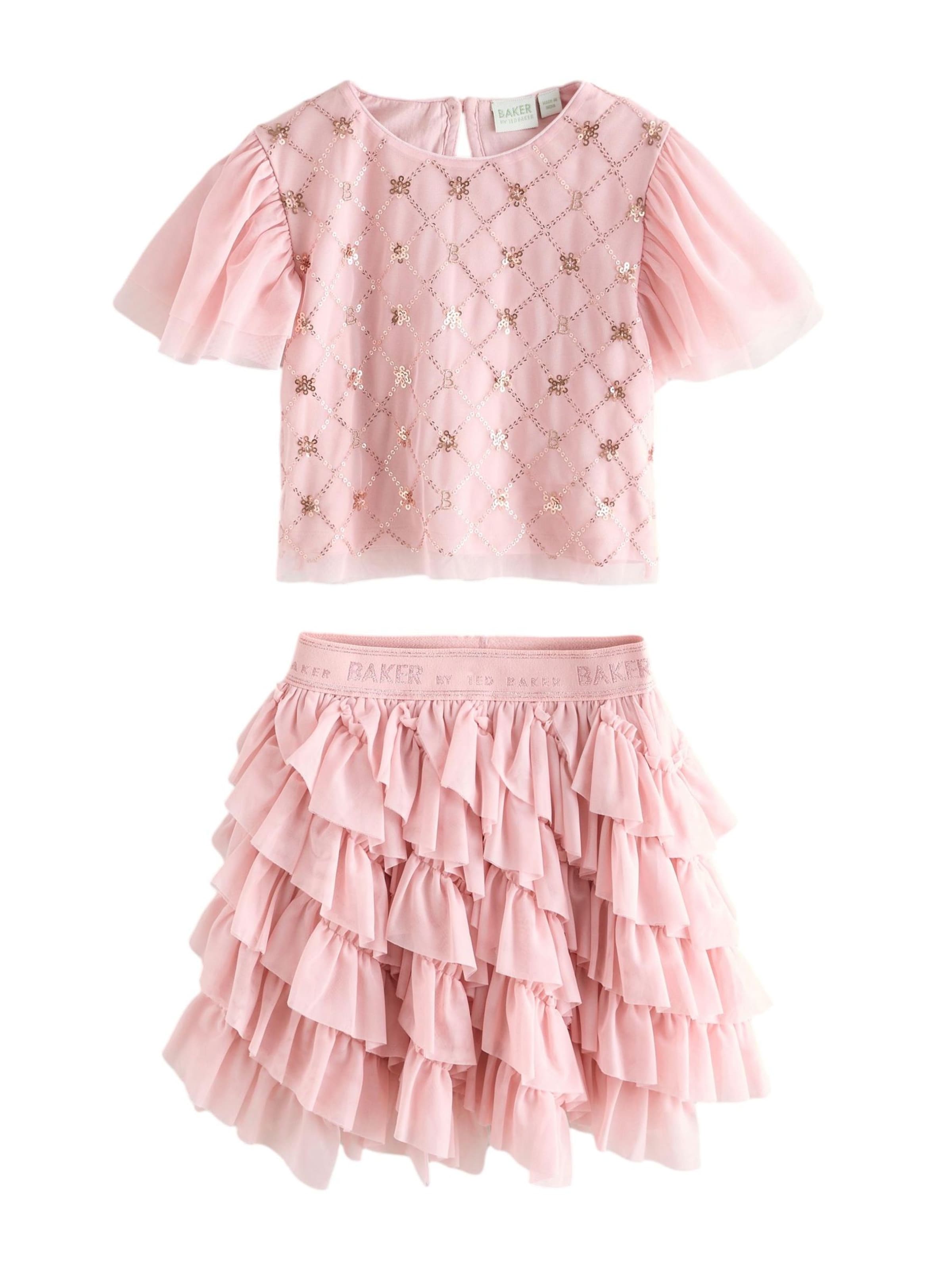 Baker by Ted Baker Комплект в Ярко-розовый: спереди