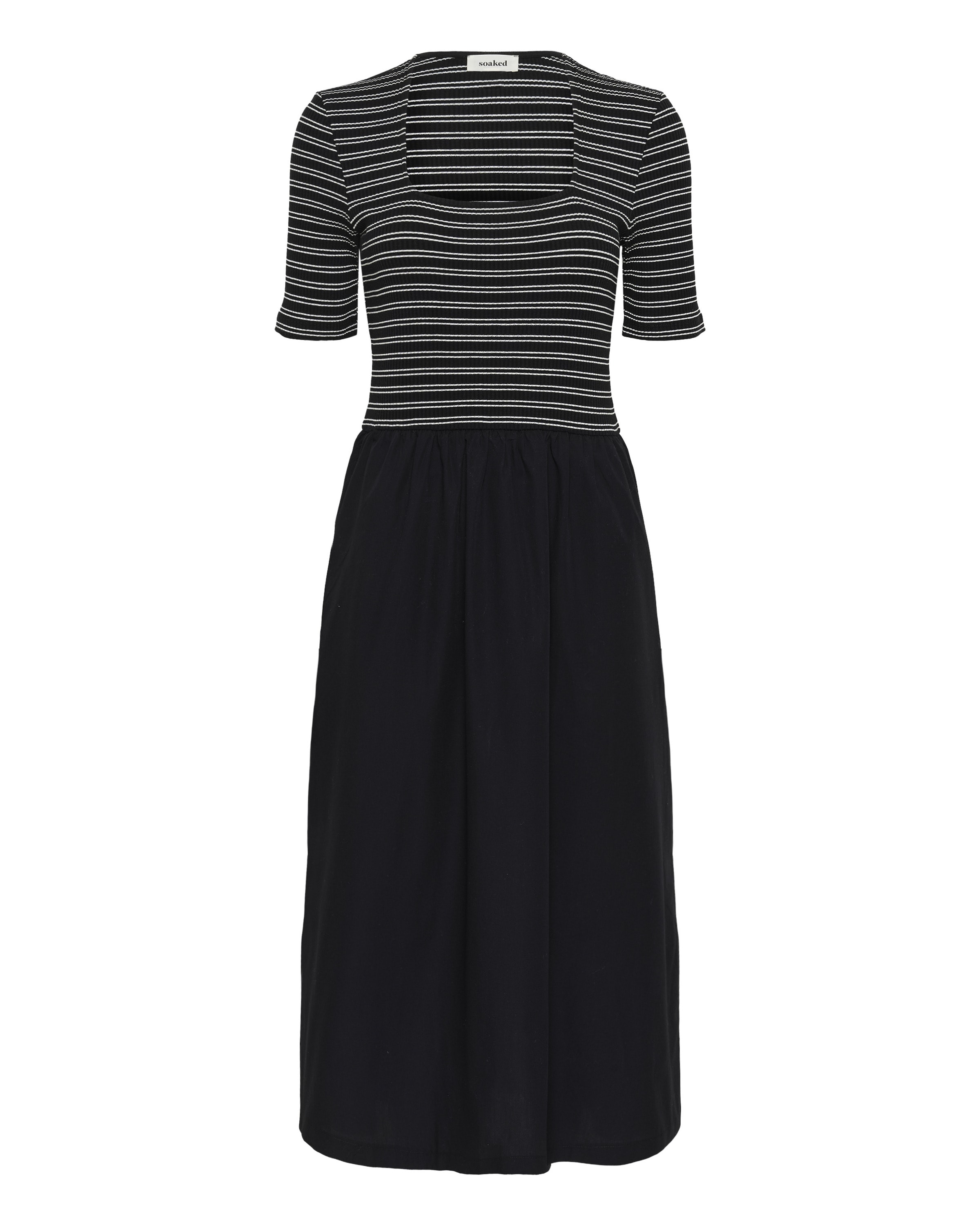 SOAKED IN LUXURY Dress 'SLSimone' in Black: front