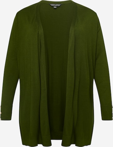Dorothy Perkins Curve Плетена жилетка в зелено: отпред