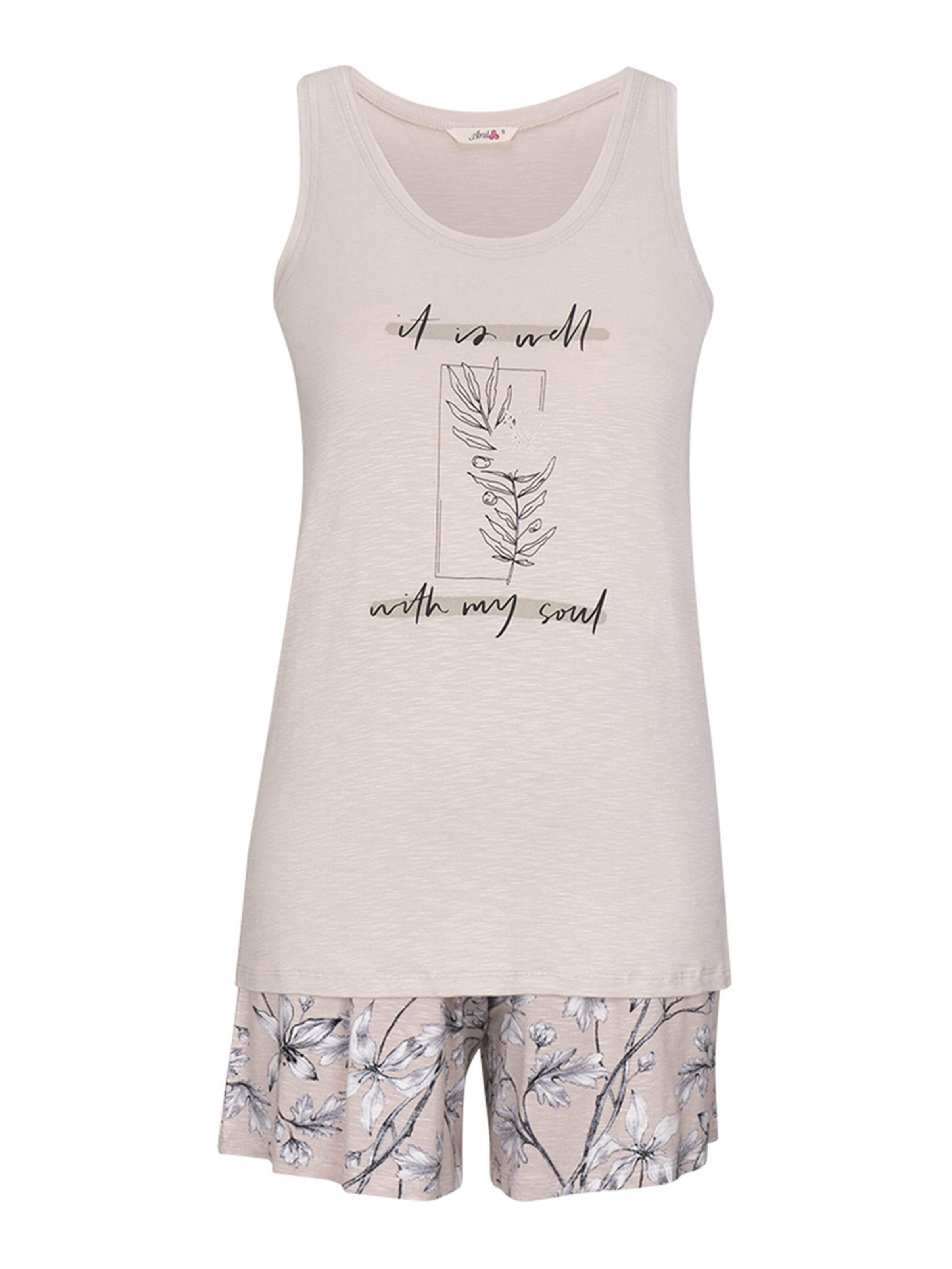 Goldenbay Shorty 'Caroline' in Beige: front