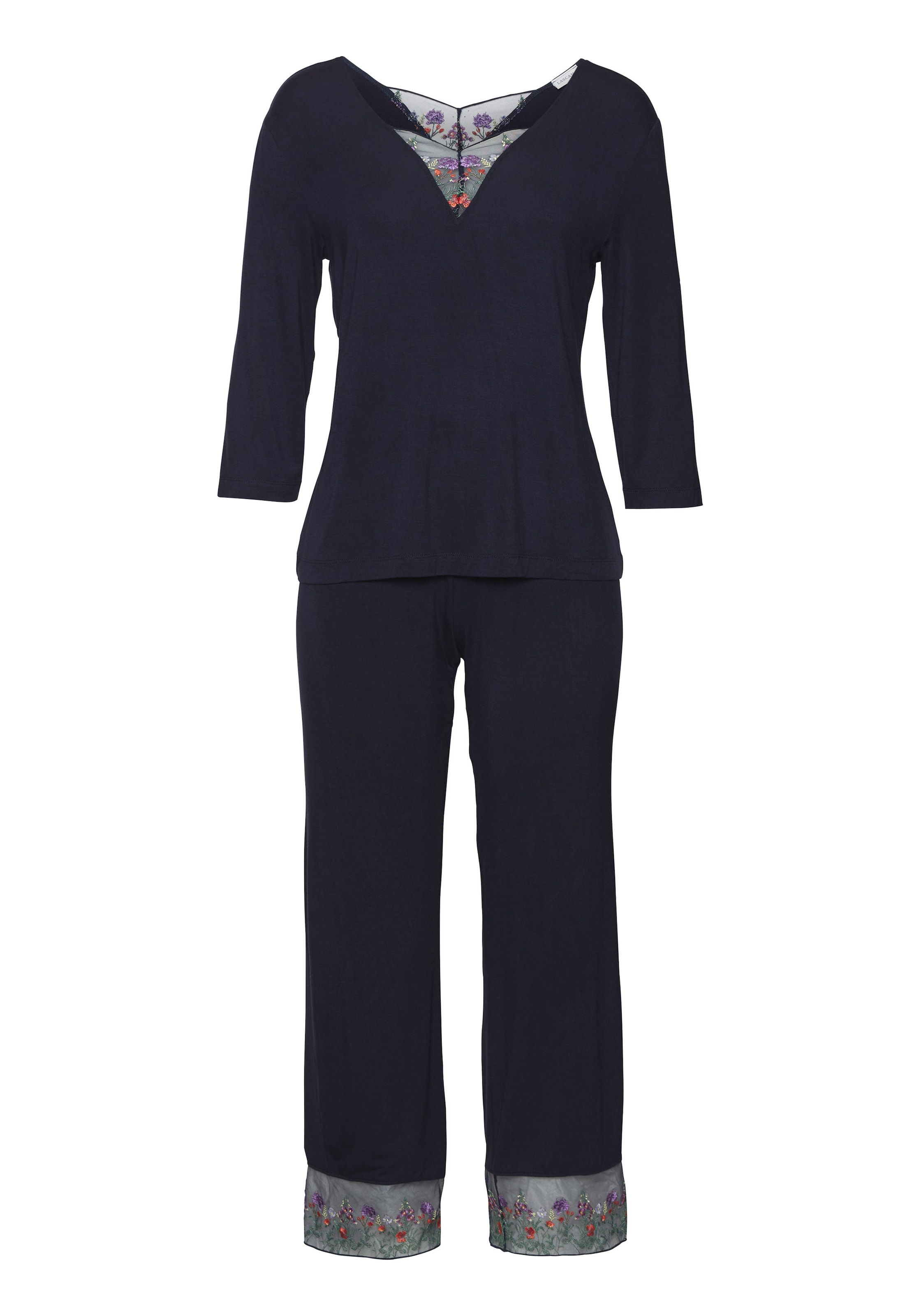 LASCANA Πιτζάμα σε μπλε: μπροστά