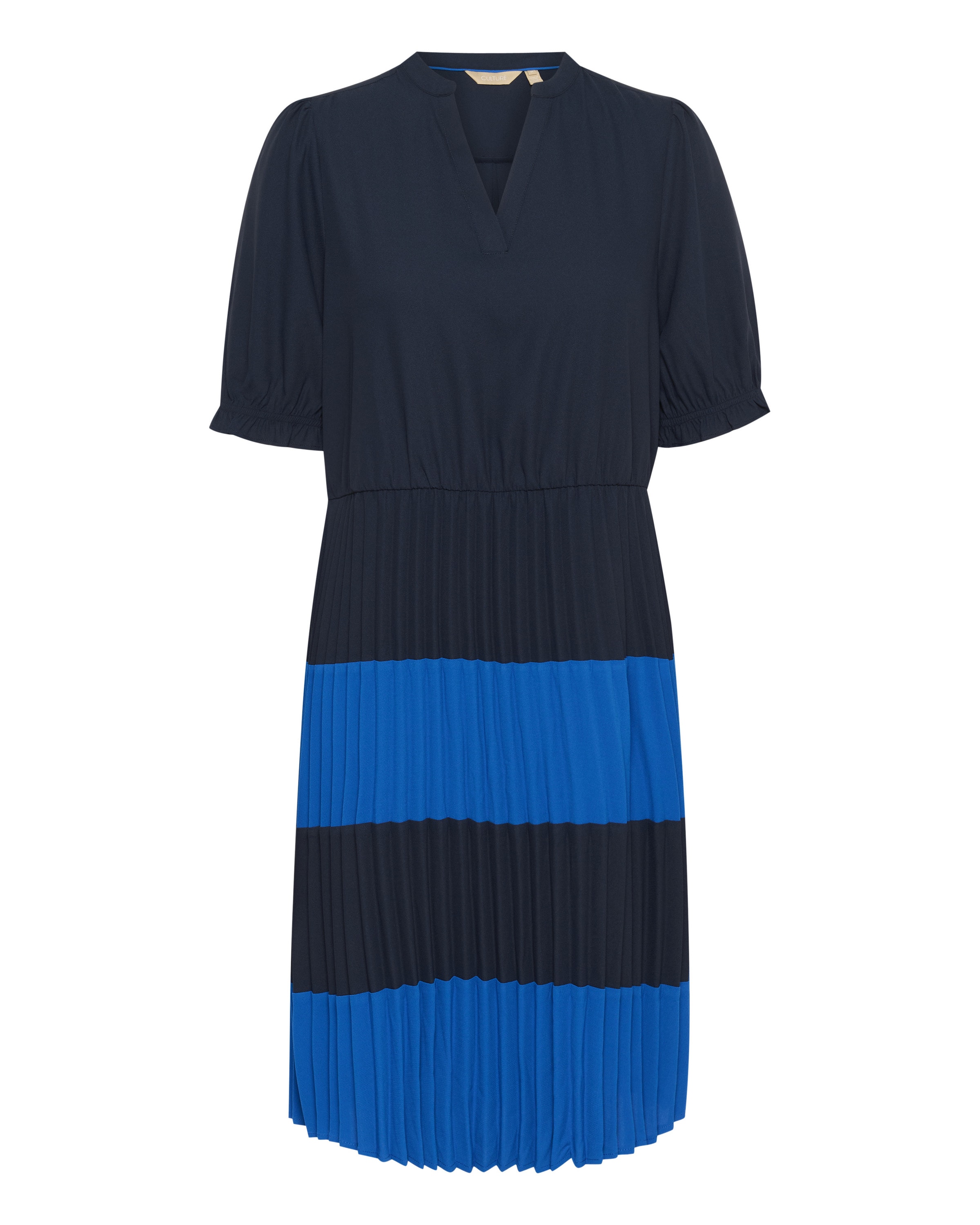 CULTURE Jurk 'Betty' in Blauw: voorkant