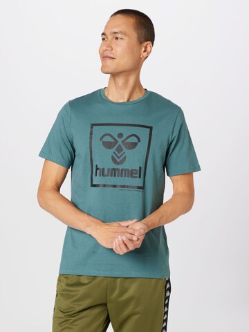 Hummel Functioneel shirt in Groen: voorkant