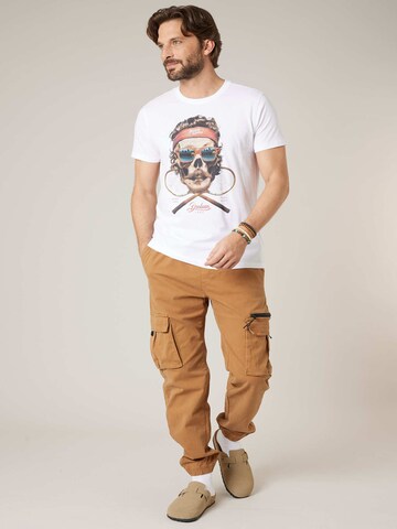 Pantalon cargo 'Monroe' Deeluxe en beige