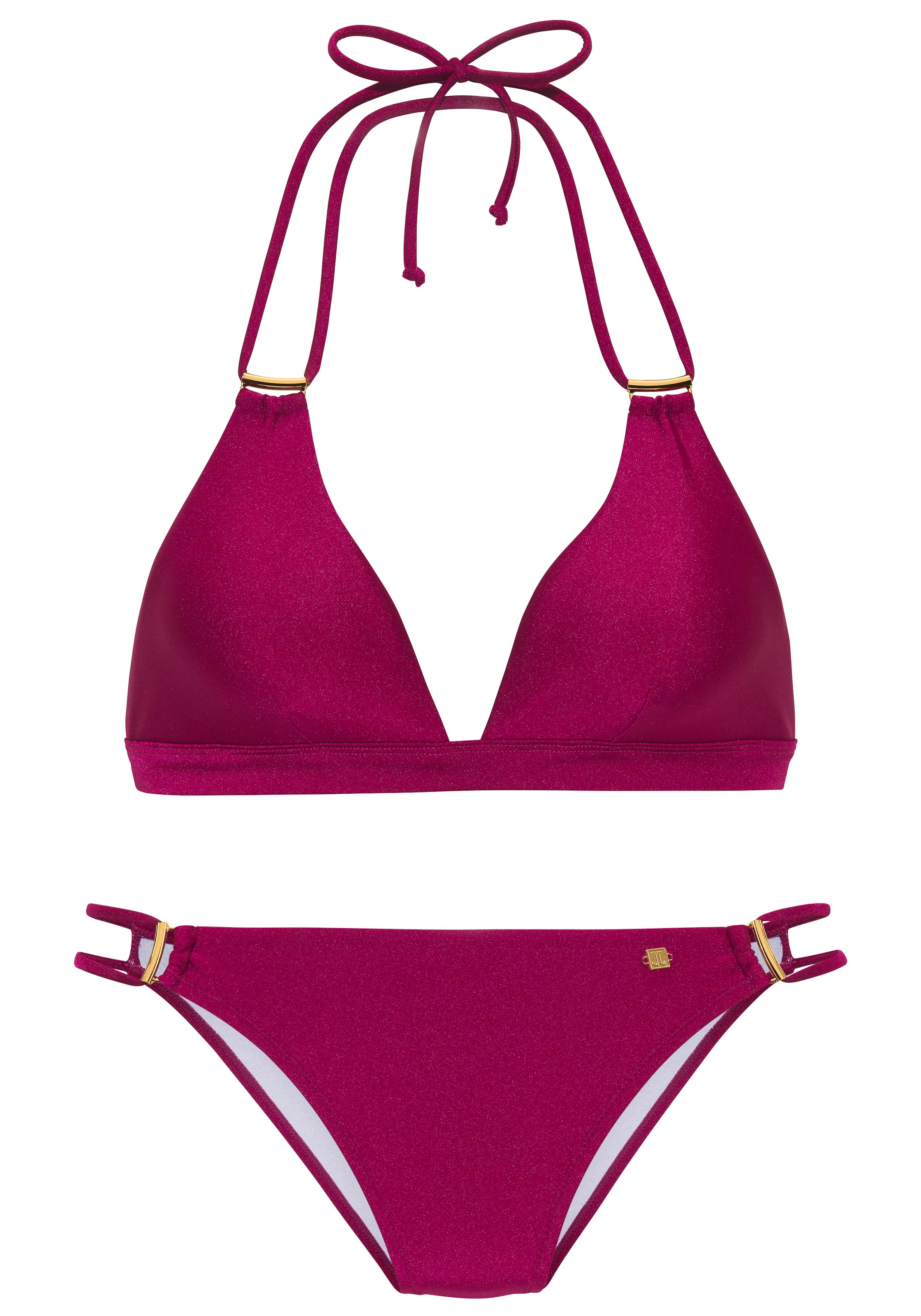 Triangle Bikini JETTE en violet : devant