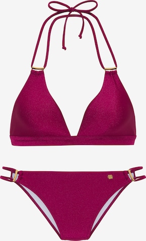 Triangolo Bikini di JETTE in lilla: frontale