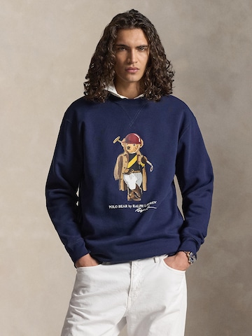 Polo Ralph Lauren Big & Tall - Sweatshirt 'SEASONAL' em azul: frente