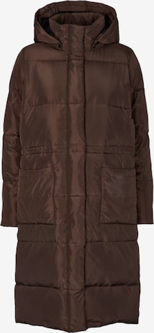 basic apparel Winter Coat 'Dagmar' in Brown: front