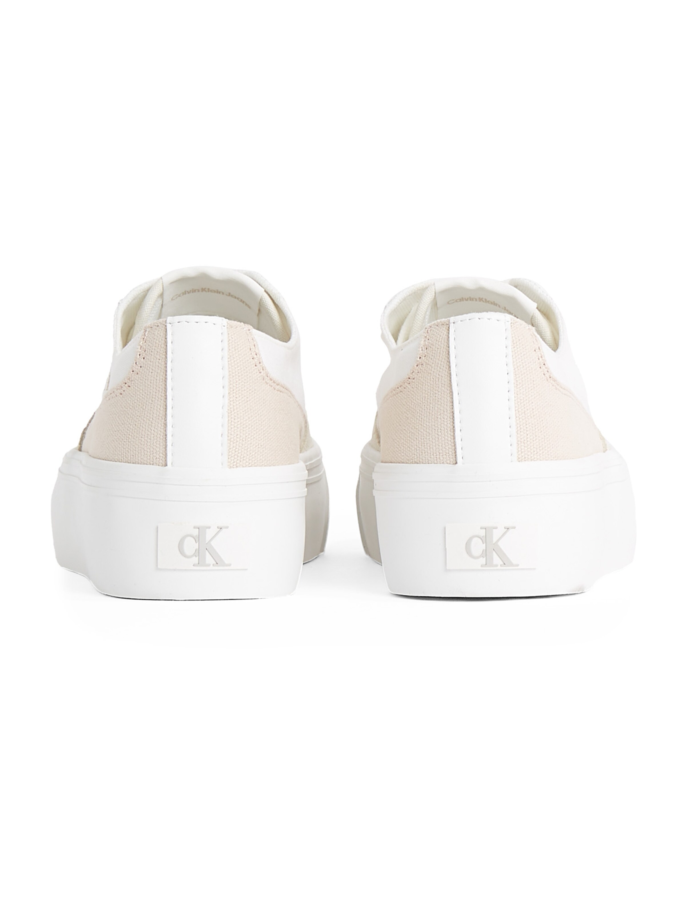 Calvin Klein Trampki niskie w kolorze biały