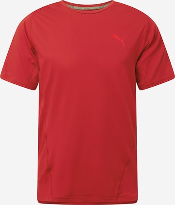 T-Shirt fonctionnel PUMA en rouge : devant