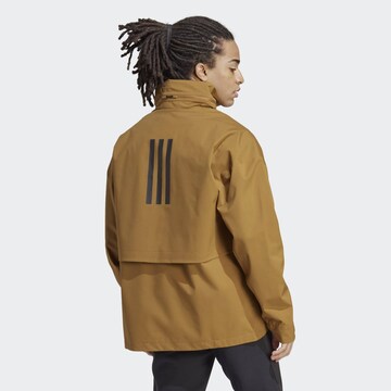 ADIDAS SPORTSWEAR Outdoor jacket 'MYSHELTER' in Brown