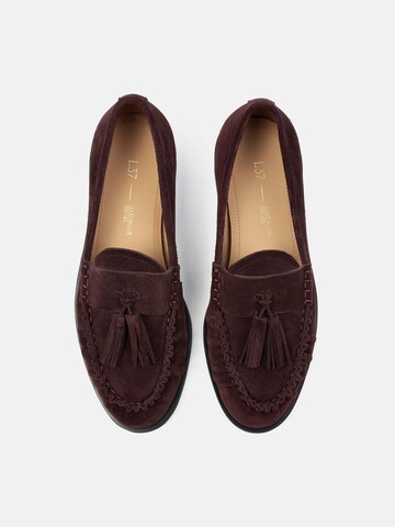L37 HANDMADE SHOESSlip On cipele 'HOLD ME CLOSE' - crvena boja