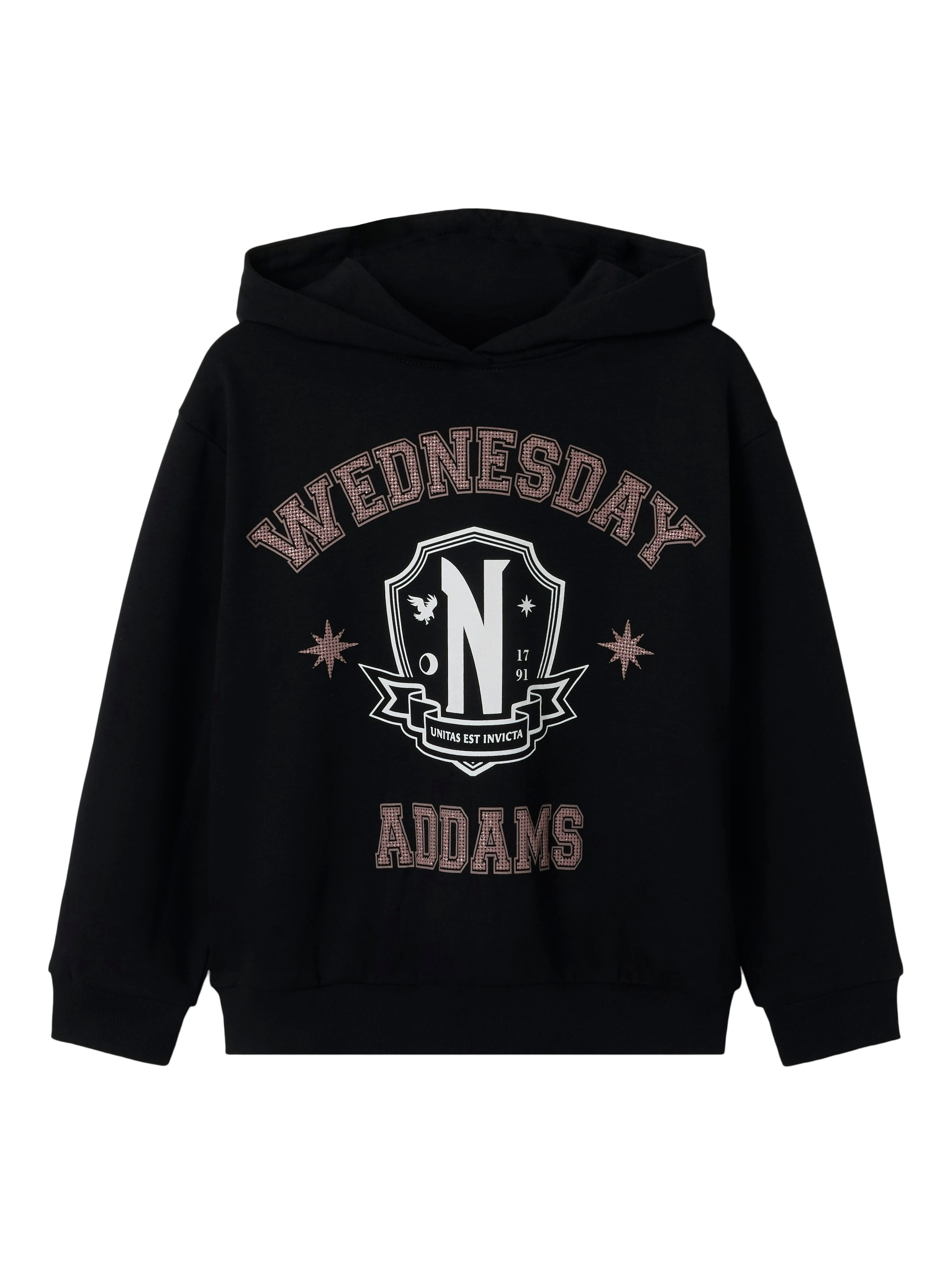 NAME IT Collegepaita 'NKFJixinni' värissä musta: etupuoli