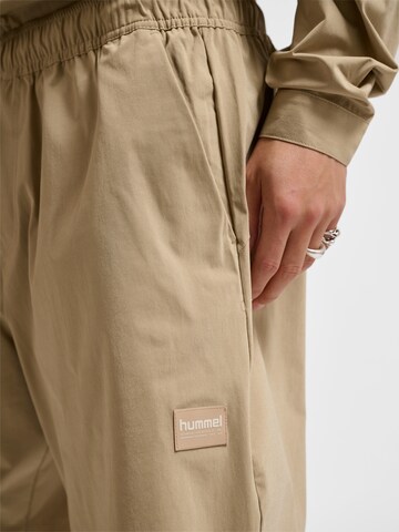 Hummel Loose fit Trousers 'Sorona' in Brown