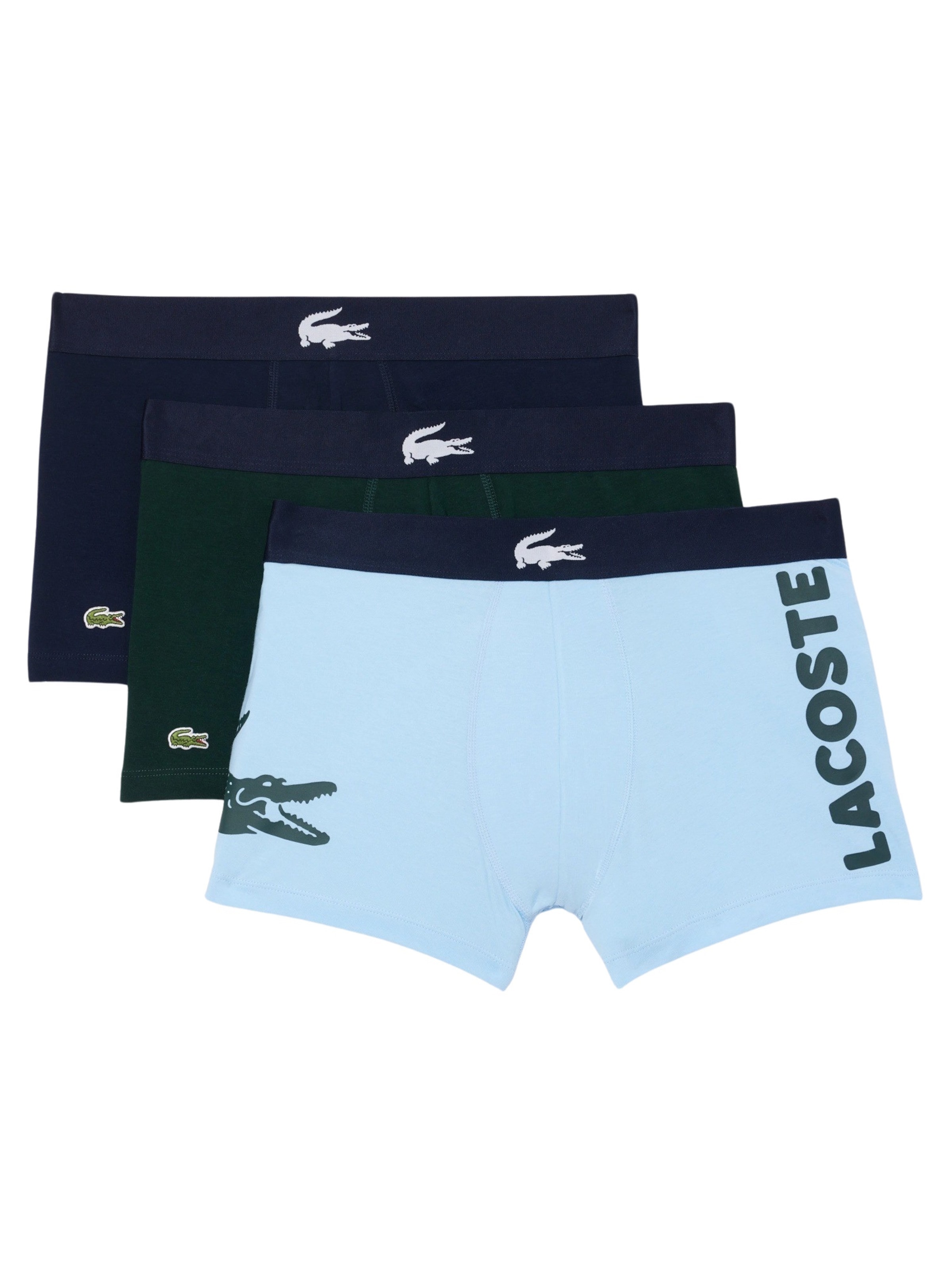 LACOSTE - Boxers em azul: frente