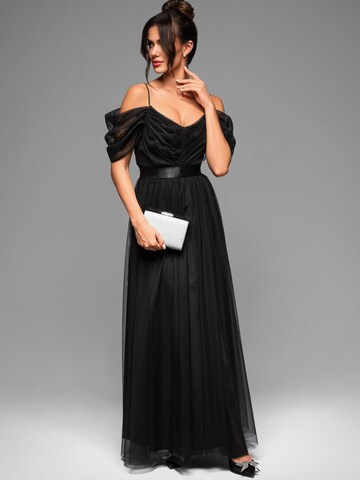 Ombre Abendkleid‌‌‌ in Schwarz