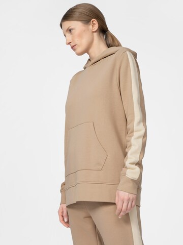 4F Sport sweatshirt i brun: framsida