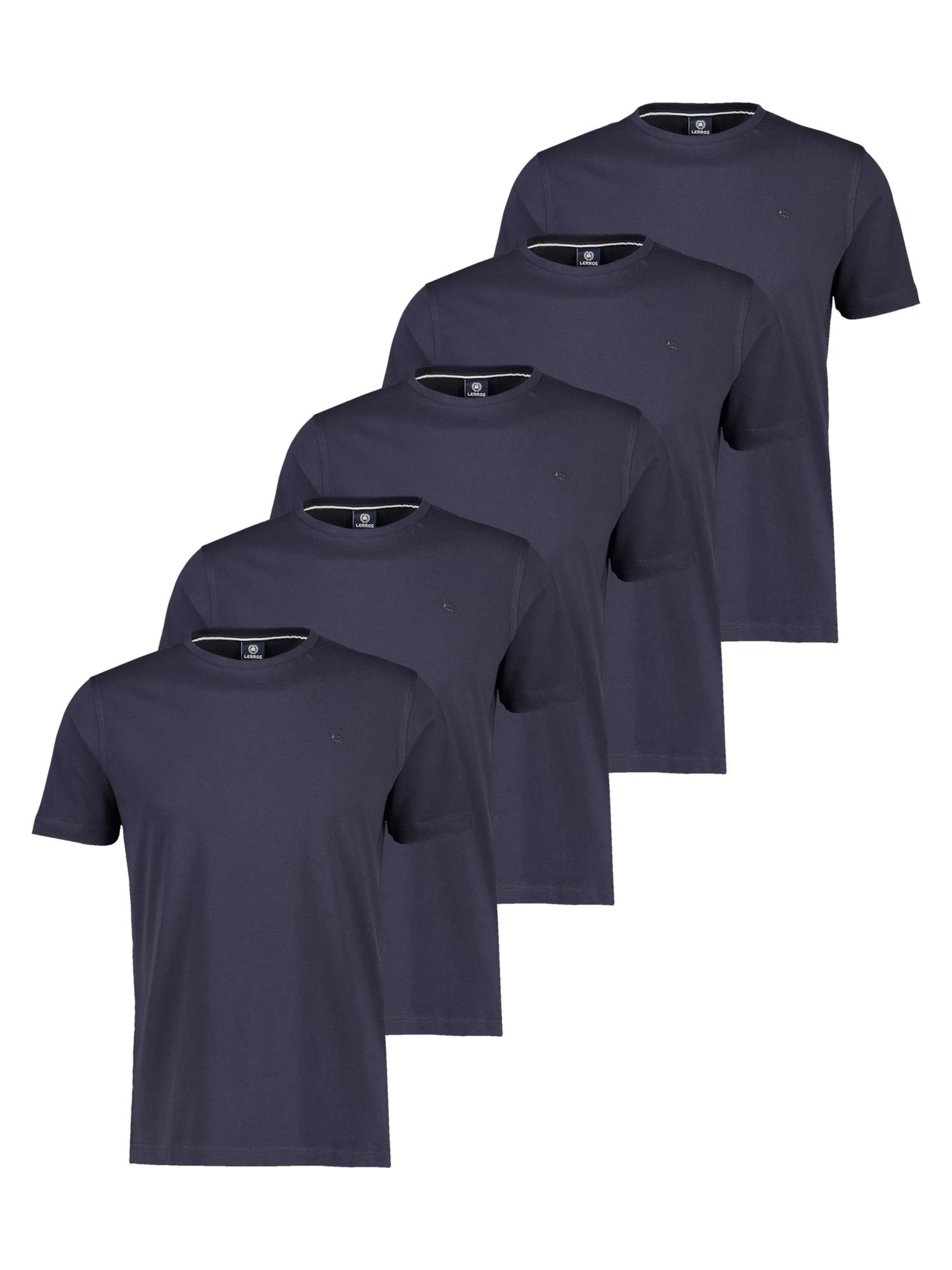 LERROS Shirt 'Basic'‌‌‌‌‌ in Blau: Vorderseite