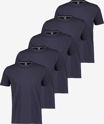 LERROS Shirt 'Basic' in Blau: Vorderseite