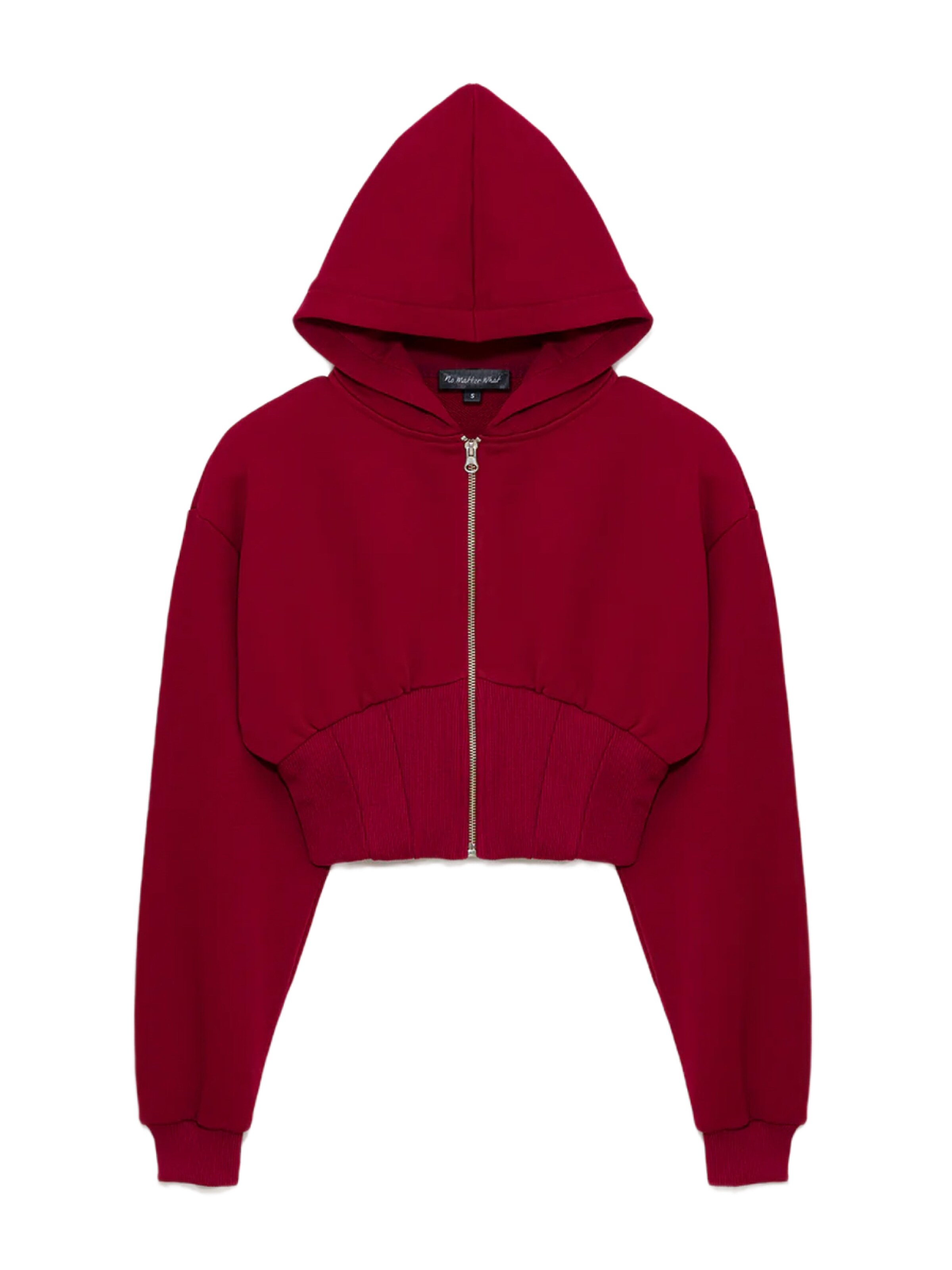 No Matter What Sweatjacke in Rot: Vorderseite