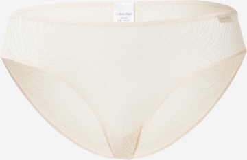 Calvin Klein Underwear Slip 'Marquisette' in Beige: front