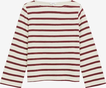 Sweat-shirt s.Oliver en rouge : devant