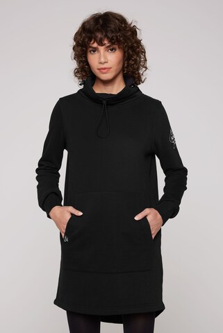 Soccx Dress in Black: front