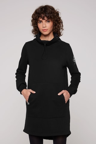 Soccx Dress in Black: front