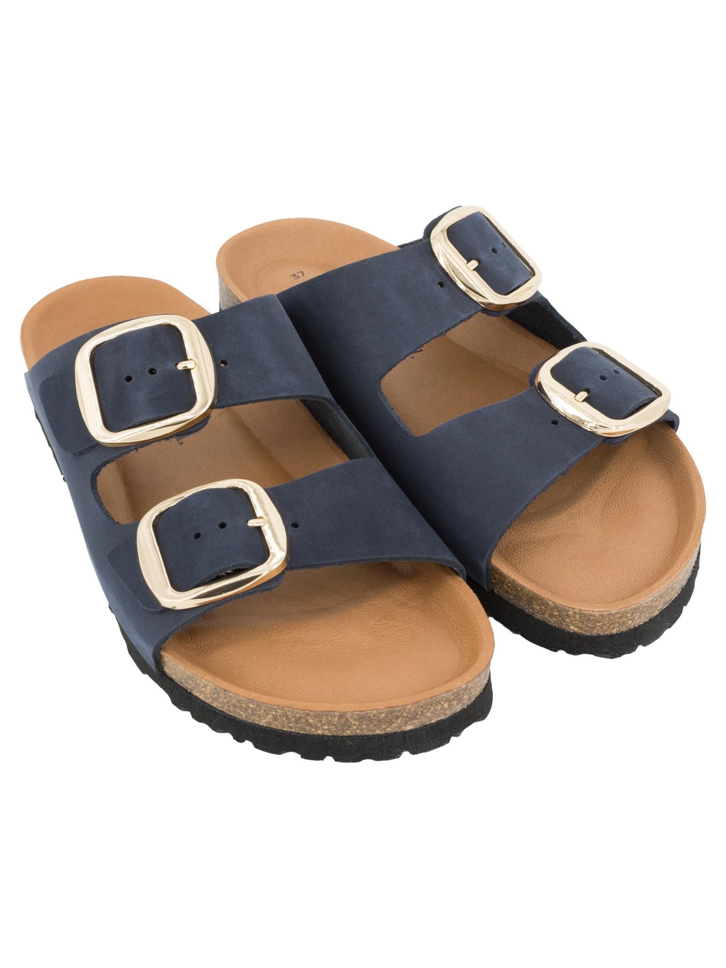 Piece Of Mind Mules 'Comfort' in Blue