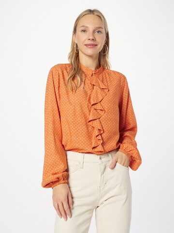 Cream Bluse 'Tiah' in Orange: Vorderseite