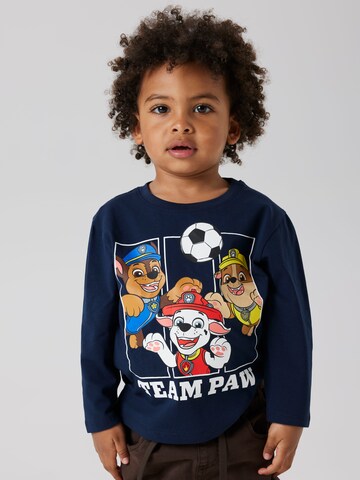 NAME IT Shirt 'NMMJOLL PAW' in Blau: Vorderseite