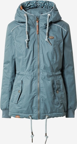 Parka mi-saison 'DANKA' Ragwear en bleu : devant