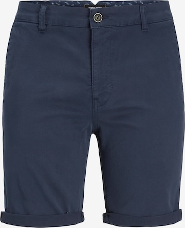 Pantalon chino 'Fred' JACK & JONES en bleu : devant